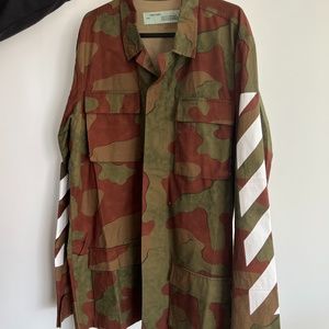 Off-white cardigan unisex